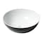 Alfi Brand ALFI brand ABC906 Black & White 15" Round Vessel Above Mount Ceramic Sink ABC906 - alternate 10